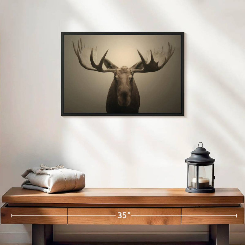 Brampt Moose Portrait, 13" H x 19" W