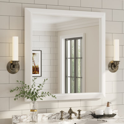Amara Tempered Glass Mounted Wall Mirror