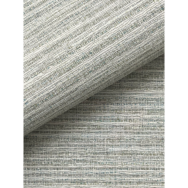 Rhett Dark Green Striated Wallpaper, Dark Green