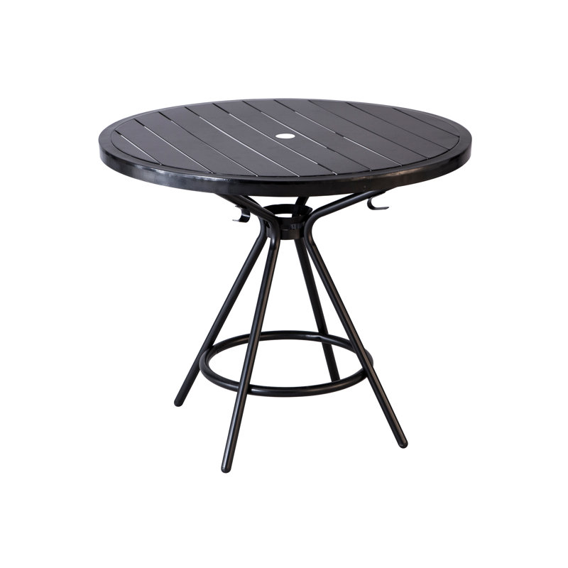 Table de salle à manger CoGo, Noir, H 30 po x L 30 po x l 30 po