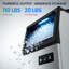 Machine à glaçons commerciale autoportante en acier inoxydable 13,5 po avec glaçons cubes, 110 lb. Production quotidienne de glace, 20 lb Bac de rangement et commandes numériques