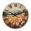 Horloge murale en bois massif Marcellous-1272192111