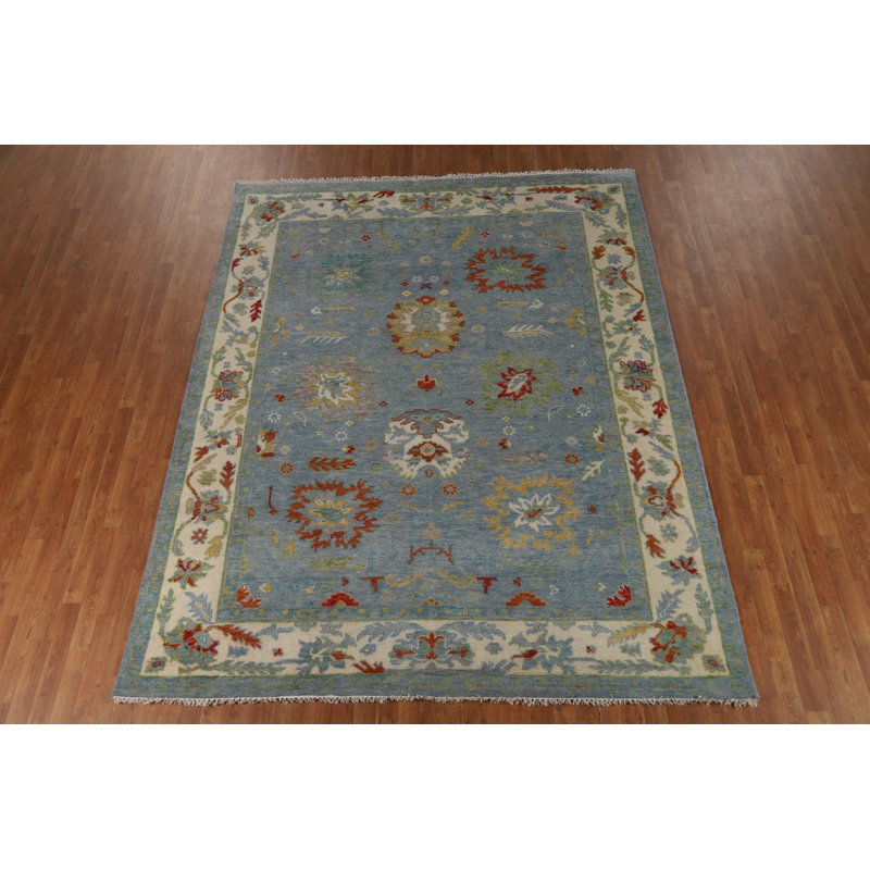 Tapis oriental fait à la main Oushak 8 x 10
