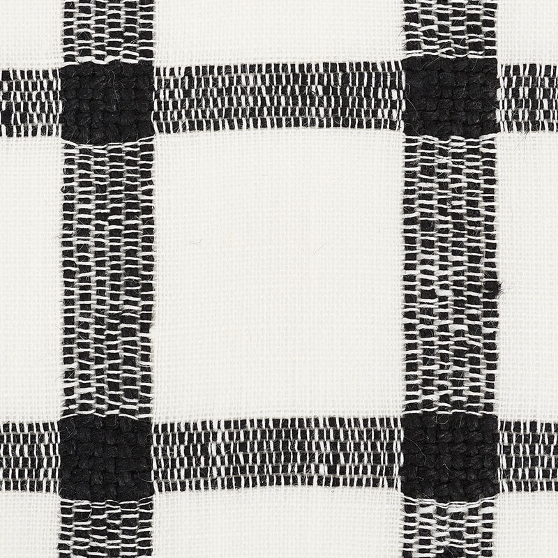 Pauline Linen Fabric, Blackwork
