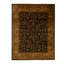 High-Quality Hand-Knotted Black And Gold Area Rug