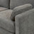 58.66" Small Modern Loveseat Sofa in Mid-Century Chenille Fabric with Back Cushions-1959370923
