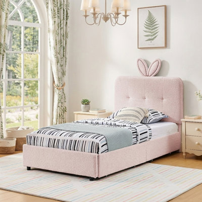 Lit plateforme tapissier Kids