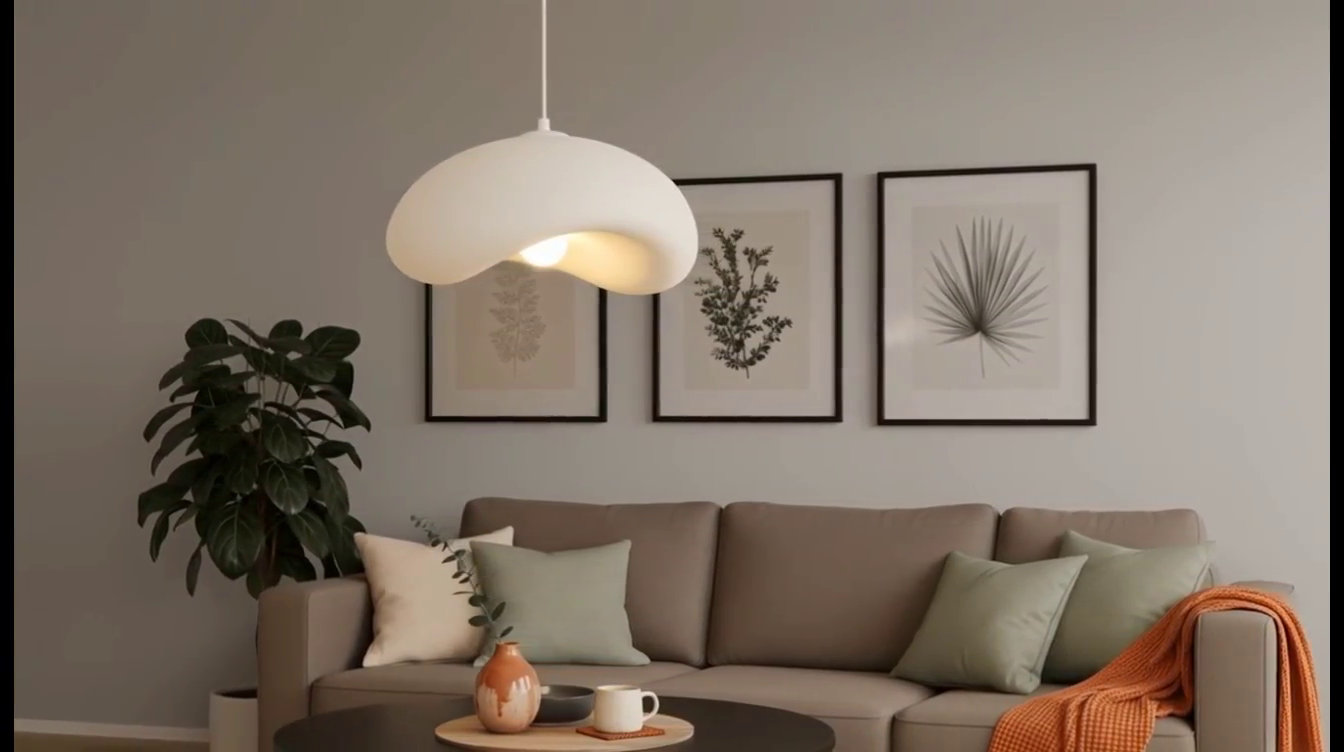 Latitude Run® Wabi Sabi Large Pendant Light Dia 15.75