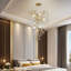 Lustre moderne en cristal 6 lumières-298148680