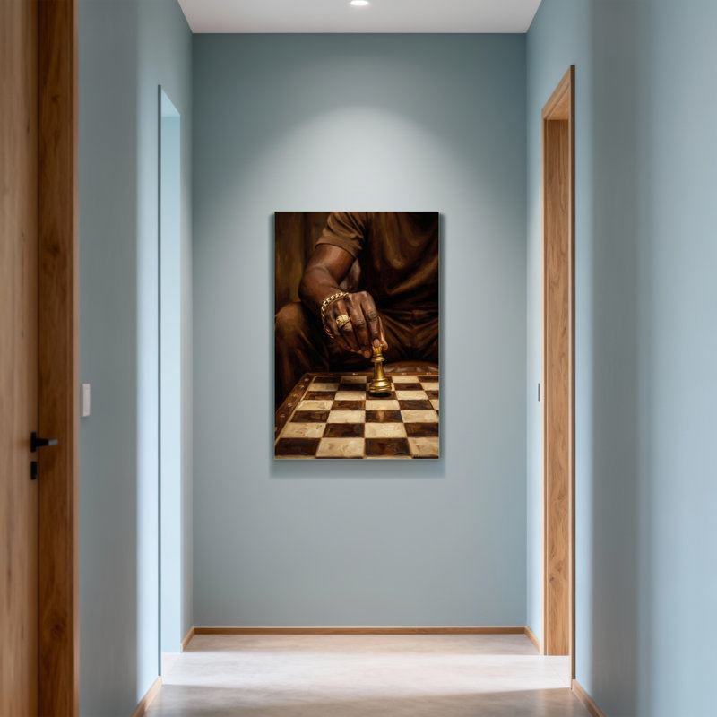 Jeu de cartes Fashion Chess, H 40 po x l 28 po