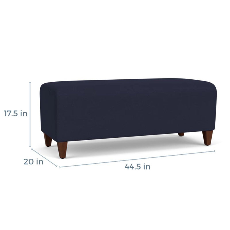 Banc de réception Siena, Noyer, Bleu marine Open House