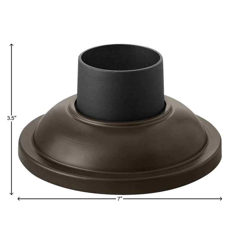 Support pour pilier d'extérieur, Bronze