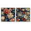 Veney - Ensemble de 2 collages carrés floraux-101858041-101858040