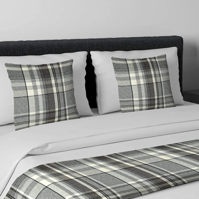 Harworth Polyester Tartan Bedspread