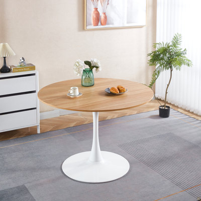 Petite table de salle à manger avec plateau rond et table basse pour le salon