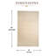 Tapis tissé à la main | Tapis moderne en laine | Tapis d'intérieur beige 8 mm-527492138