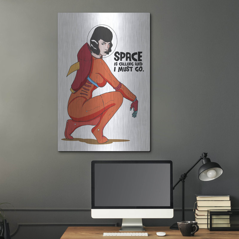«Bettie Astronaut 2» par Craig Snodgrass, H 36 po x l 24 po