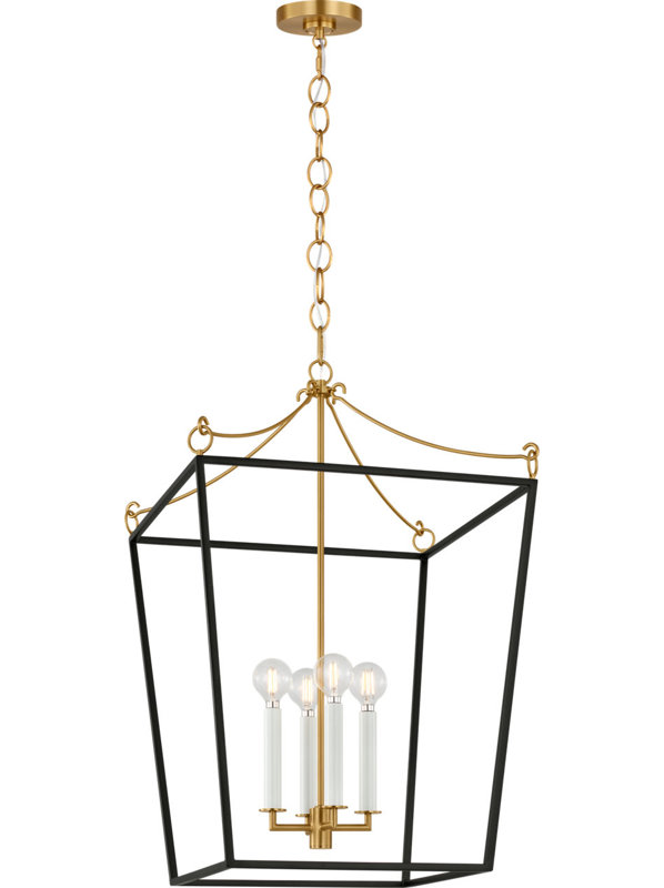Carlyle Lantern, 93" H x 17.63" W x 17.63" D, Midnight Black, 4