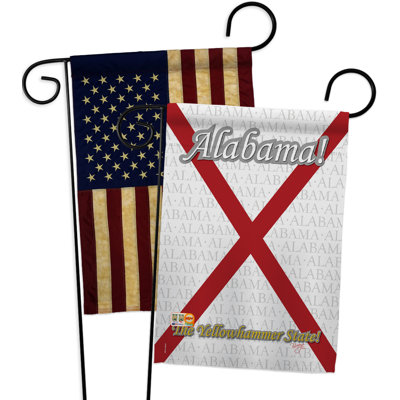 Double Sided 18.5'' H x 13'' W Polyester Garden Flag