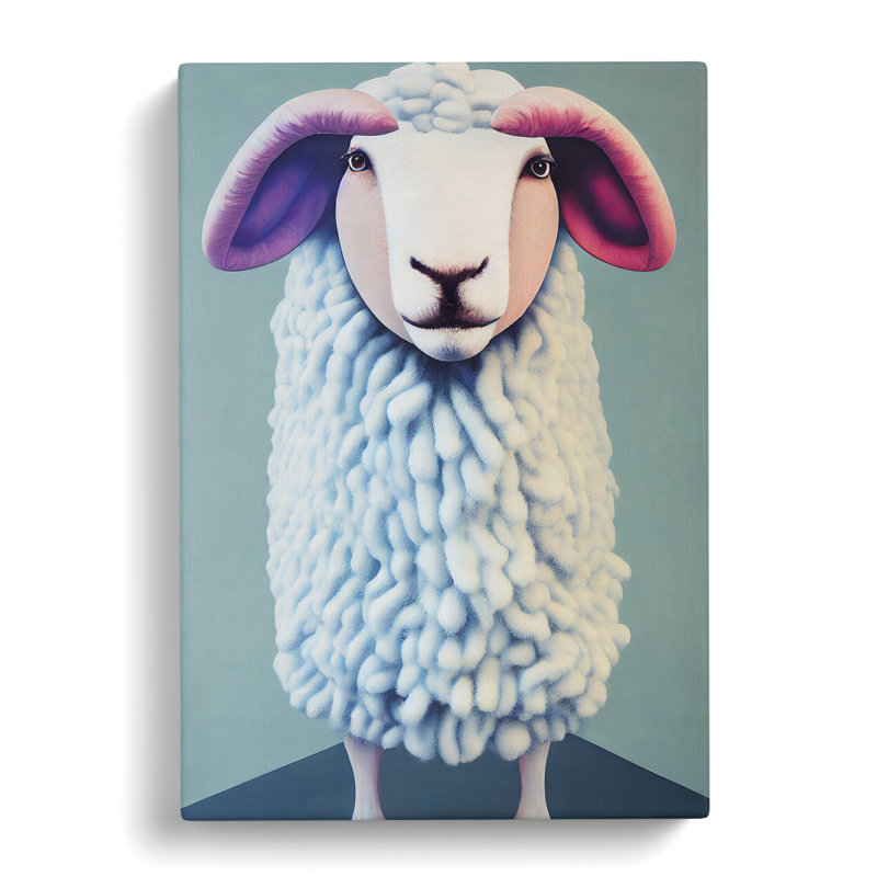 Amazing Sheep - Wrapped Canvas, 60cm H x 40cm W x 3cm D
