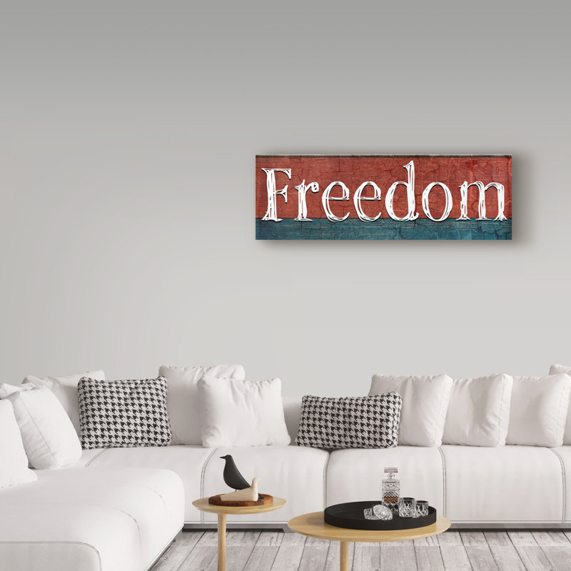 " American Freedom " by Lightboxjournal, 6" H x 19" W x 2" D