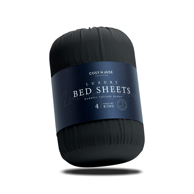 Cosy House Collection Cosy House Collection Luxury Bamboo Sheets - Blend of Rayon Derived from Bamboo
