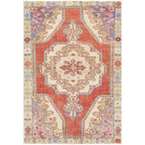 Antique One Of A Kind One-of-a-Kind 4'4" X 6'8" Hand Knotted Area Rug