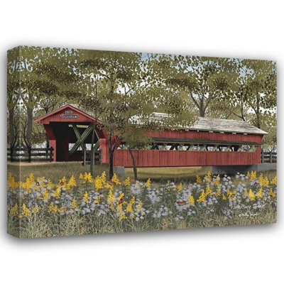 «August Grove® Jacobs, Billy Gallery», art sur toile titré: Pont de Pottersburg