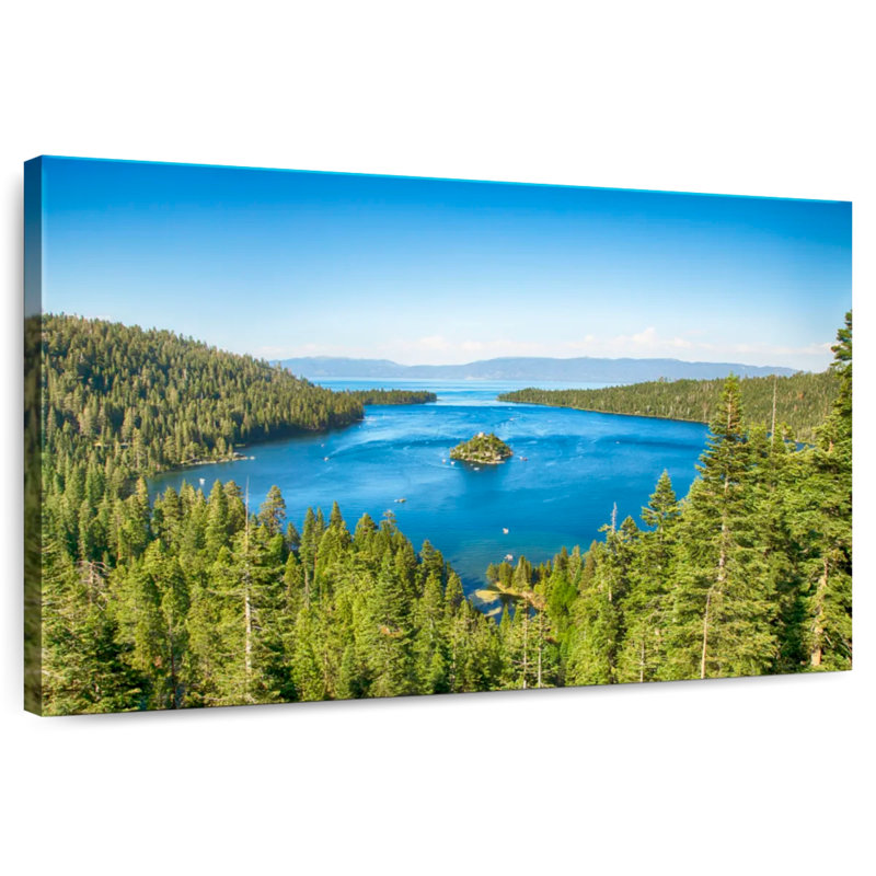 Alvord, vue panoramique sur Emerald Bay, H 30 po x l 45 po