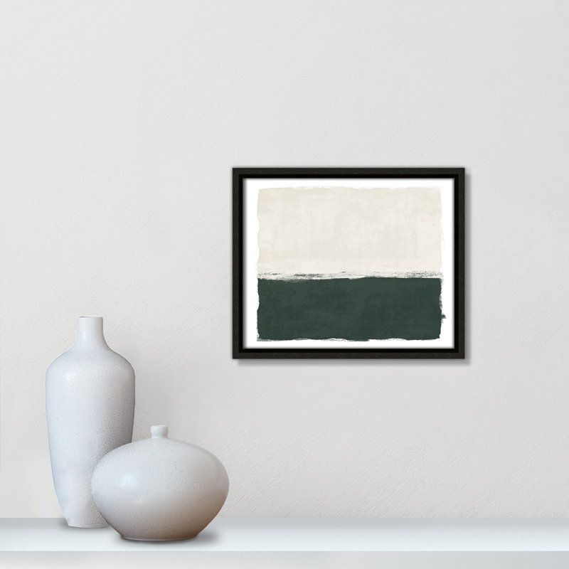 Primal Forest II - Landscape Version Print par Natalie Carpentieri, 11.5'' W x 9.5'' H, Framed Canvas, Espresso Floater