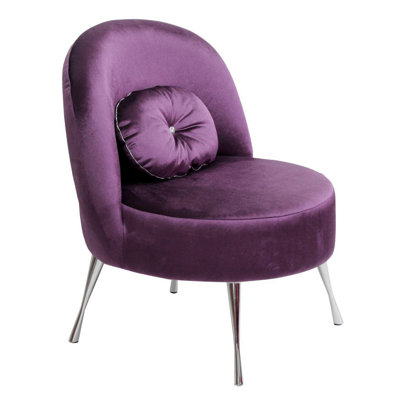 Glamour Upholstered Accent Chair