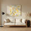 Abstrait formes 34, art mural en métal blanc-1172531841
