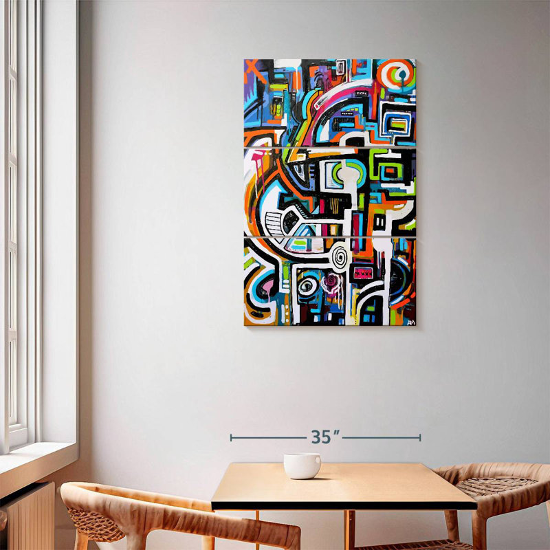 Avery Light And Dark Work, 57" H x 36" W