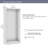 Florence Modular Double Hanging Closet System Tower-1223102774