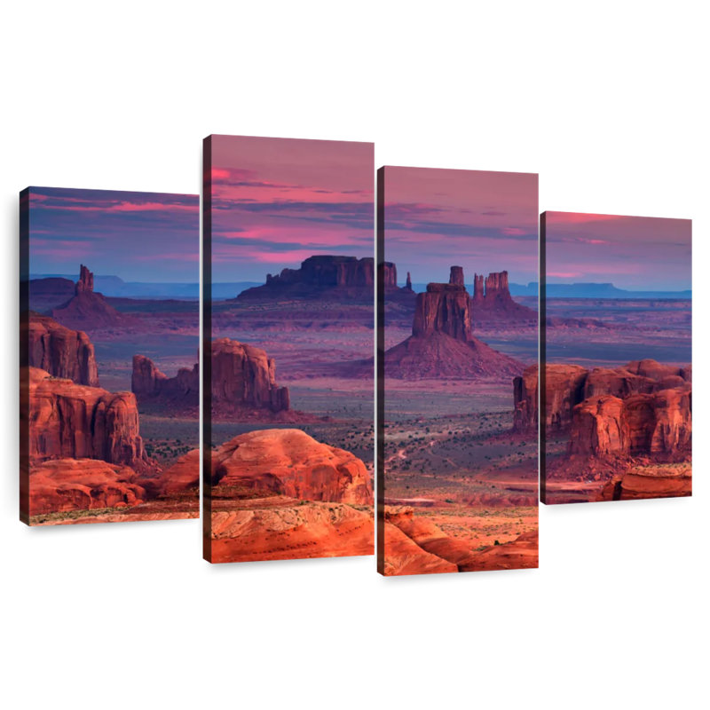 Hannes Monument Valley Desert Landscape, 22" H x 36" W