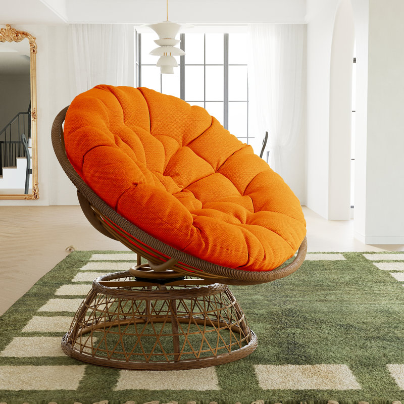 Flâneuse Papasan, Orange