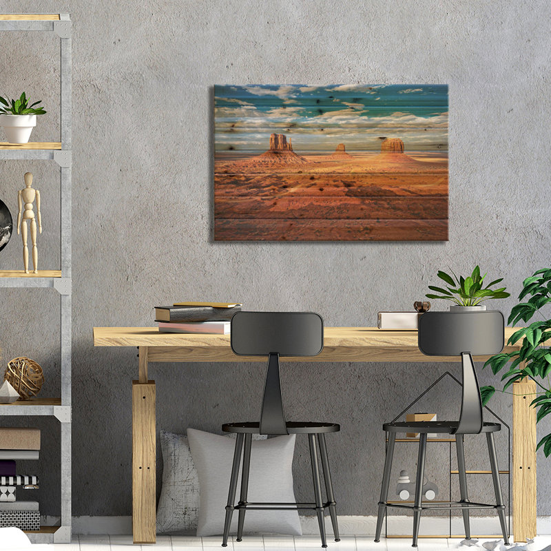 Monument Valley I, H 18 po x l 26 po x P 1,5 po