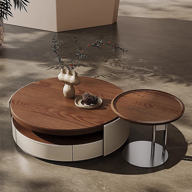 Ensemble de tables basses modernes et minimalistes, H 13,78 po x L 31,5 po x l 31,5 po
