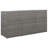 Garbage Can Storage Trash Can Enclosure Wheelie Bin Shed Poly Rattan-50301924