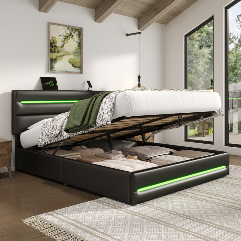 Ottoman Storage Bed, Double (4'6)