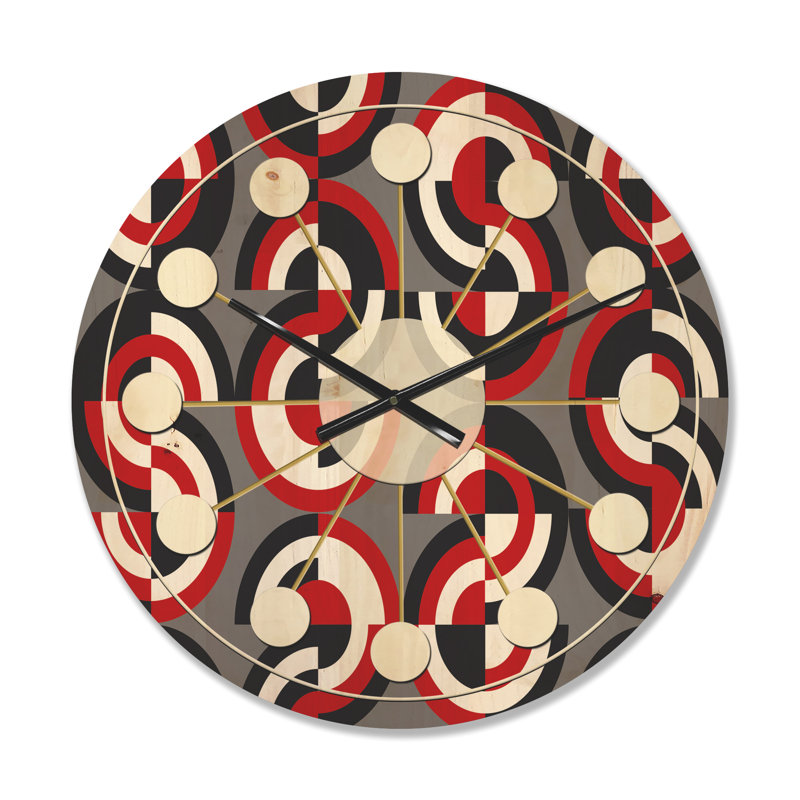 Solid Wood Wall Clock, Medium