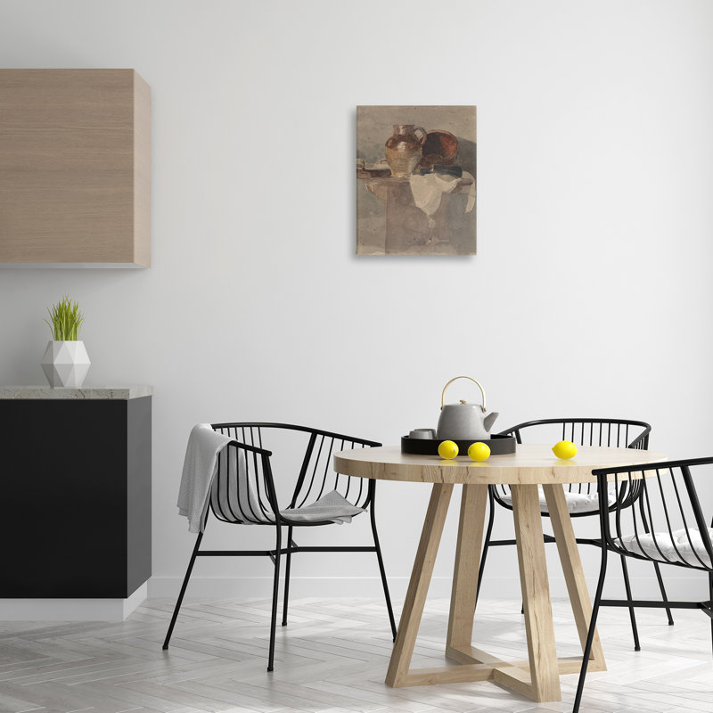  «Gray Still Life», art mural sur toile par Peter Dewint, H 20 po x l 16 po