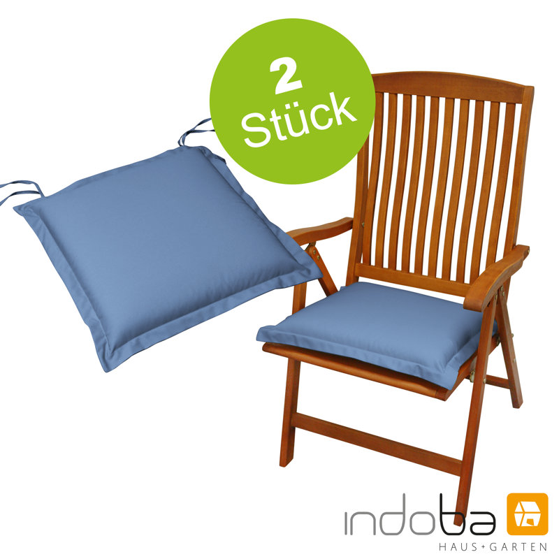 Premium Dining Chair Cushion, Blue