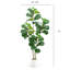 Faux Ficus Tree in Pot and Planter