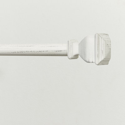 Exclusive Home Napoleon 1" Curtain Rod and Coordinating Finial Set