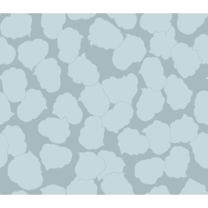Armes Abstract Wallpaper by Susan Hable, Light Blue