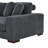 Large Seating Corduroy Upholstered Double Chaise Sectional-673298379