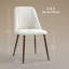 Ensemble de 4 chaises de salle à manger, chaise d'appoint avec revêtement en velours-1125917412