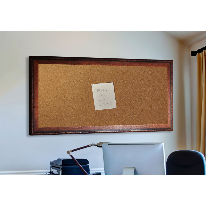Linlin Wall Mounted Bulletin Board, 4' 6" H x 2' 6" W