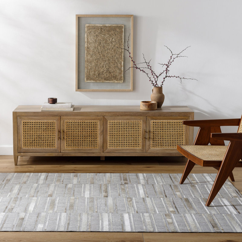 Tapis fabriqué à la main Medora, Rectangle 9 pi x 13 pi